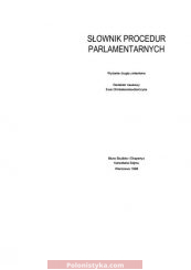Słownik procedur parlamentarnych