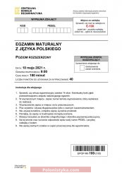 Język polski, matura, poziom rozszerzony (Maj 2021)
